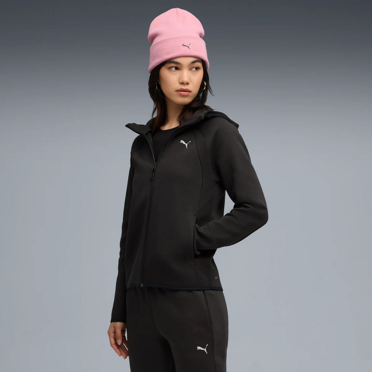 Худі EVOSTRIPE Full-Zip Hoodie 68814101 Puma L Чорний 68814101