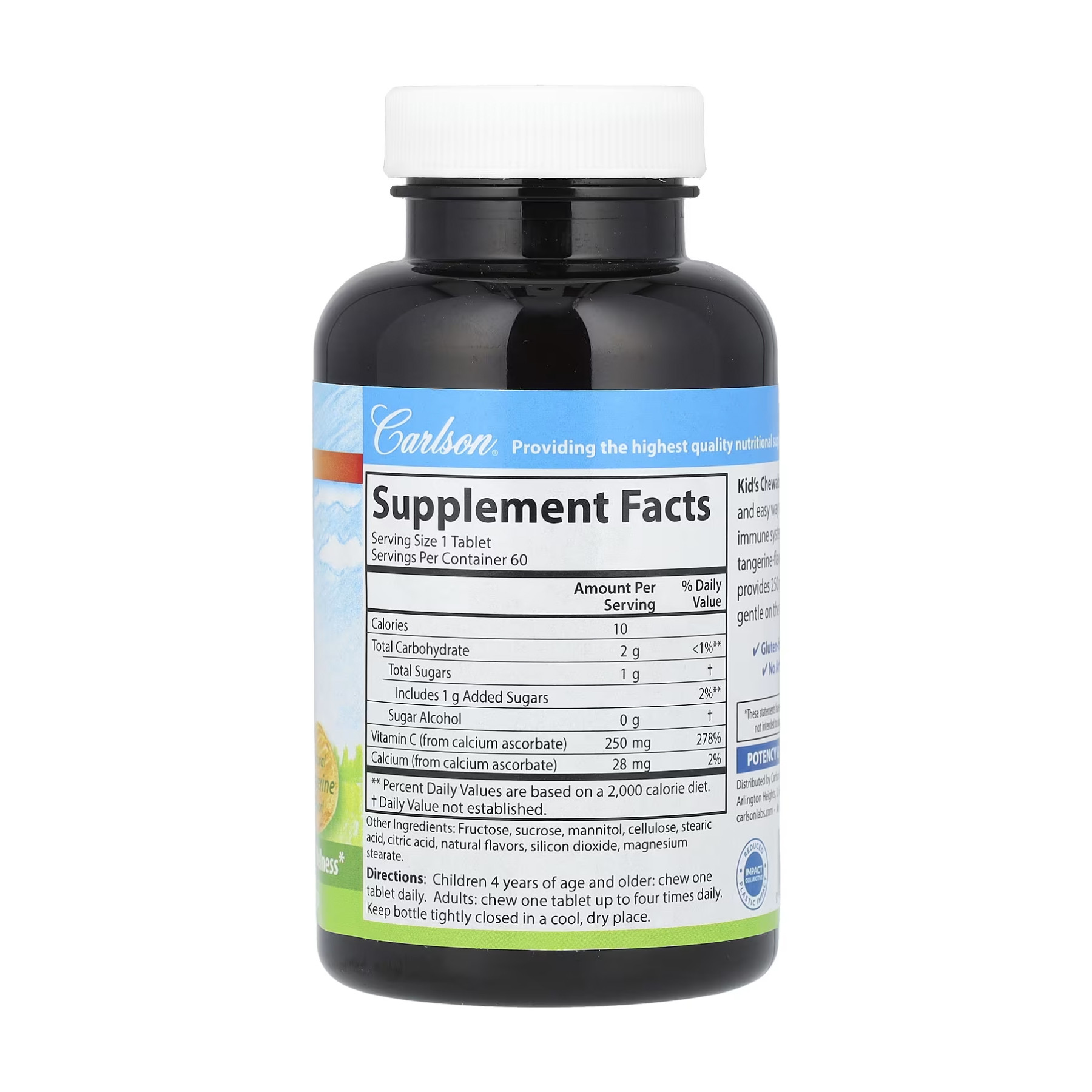 Таблетки Carlson Laboratories Carlson For Kids Chewable Vitamin C - 60 tabs 2023-10-4563