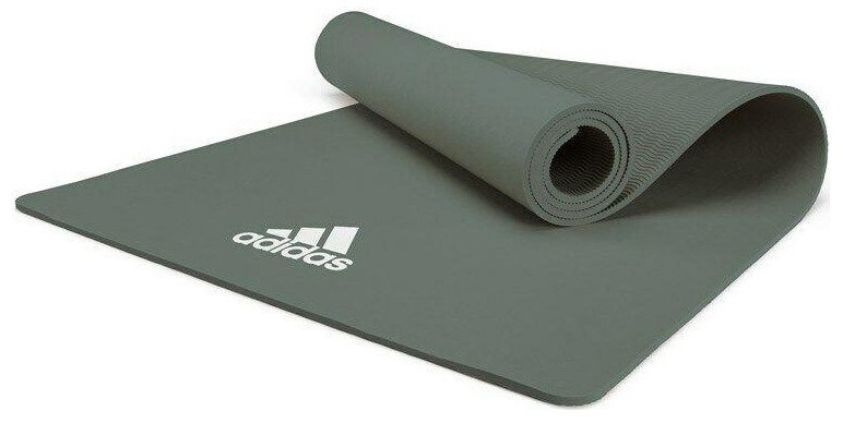 Килимок для йоги Adidas Yoga Mat темно-зелений Уні 176 х 61 х 0,8 см ADYG-10100RG
