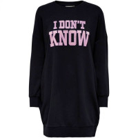 Толстовка ONLDORA LIFE KNOW/NOTHING L/S BOX SWT 15246770-Black-Print:KNOW ONLY L Чорний 15246770-BLACK-PRINT:KNOW