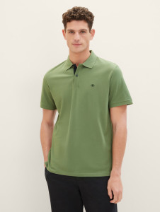Поло Basic Polo Shirt 1031006-21586 Tom Tailor L Зелений 1031006-21586