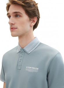 Поло Shirts & Polo's 1040823-27475 Tom Tailor L Блакитний 1040823-27475