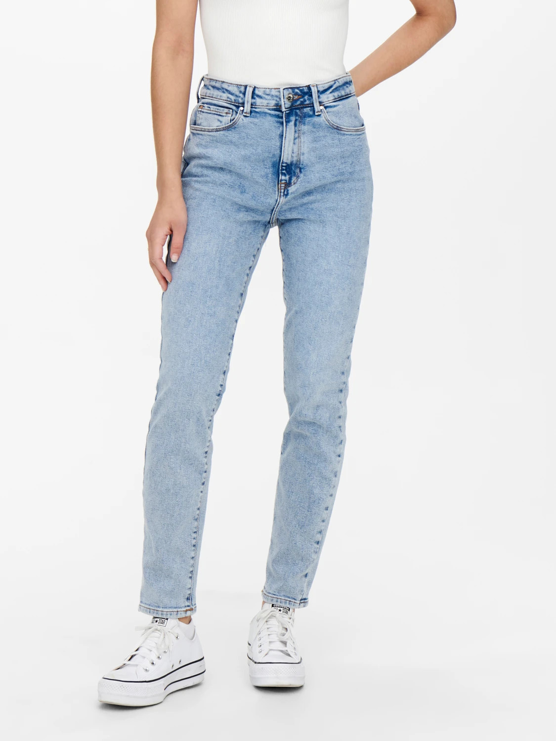 Джинси ONLEMILY STRETCH HW ST AK DNM CRO789NOOS 15248715-Light Blue Denim ONLY 27/32 Блакитний 15248715-Light Blue Denim
