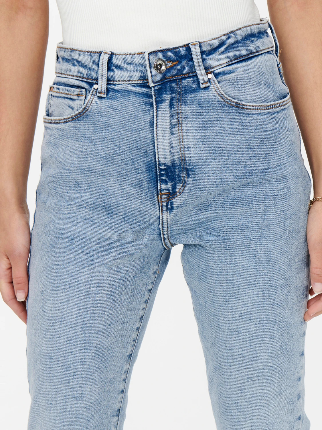 Джинси ONLEMILY STRETCH HW ST AK DNM CRO789NOOS 15248715-Light Blue Denim ONLY 27/32 Блакитний 15248715-Light Blue Denim