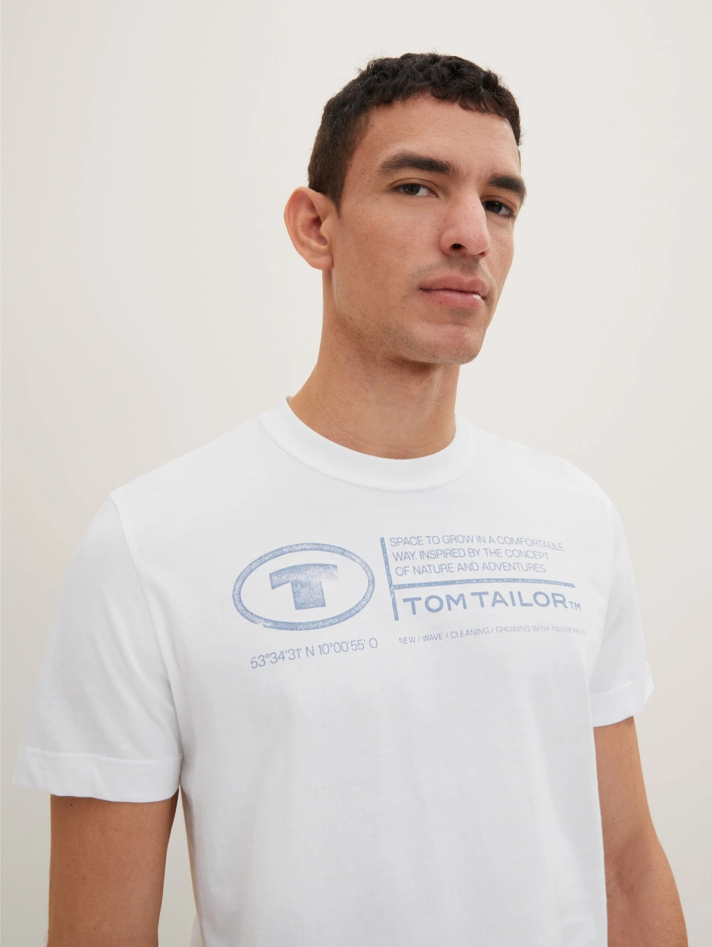 Футболка 1035611-20000 Tom Tailor L Білий 1035611-20000