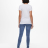 Футболка ONLLOVE LIFE FIT S/S TOP BOX JRS 15226018 White HEART ONLY M Білий 15226018WHITEHEART