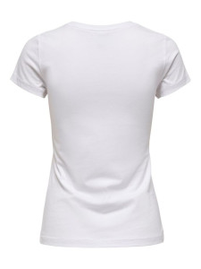 Футболка ONLLOVE LIFE FIT S/S TOP BOX JRS 15226018 White HEART ONLY M Білий 15226018WHITEHEART