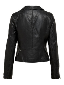 Куртка зі штучної шкіри ONLGEMMA FAUX LEATHER BIKER OTW NOOS 15153079-Black ONLY 34 Чорний 15153079-BLACK