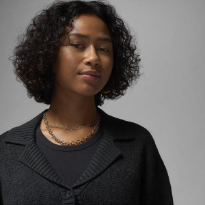 Кофта жіноча Air Jordan Knit Black FZ4195-010