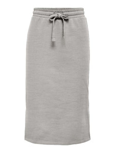 Спідниця ONLWANTED LT CALF SKIRT SWT 15244840-Light Grey Melange ONLY L Сірий 15244840-LIGHT GREY MELAN