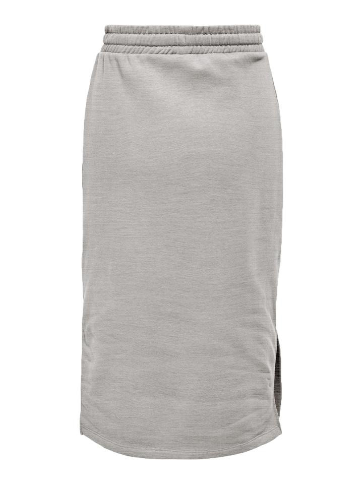 Спідниця ONLWANTED LT CALF SKIRT SWT 15244840-Light Grey Melange ONLY L Сірий 15244840-Light Grey Melan