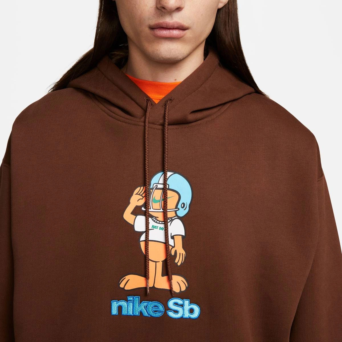Худі унісекс Nike Sb Fleece Skate Pullover Hoodie Brown FN0547-259