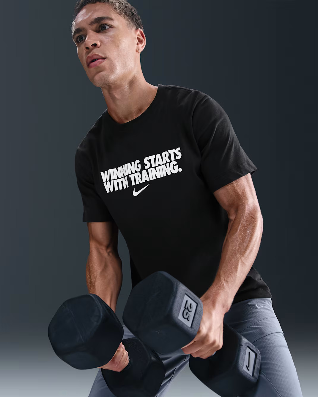 Футболка чоловіча Nike Winning Black HV4187-010