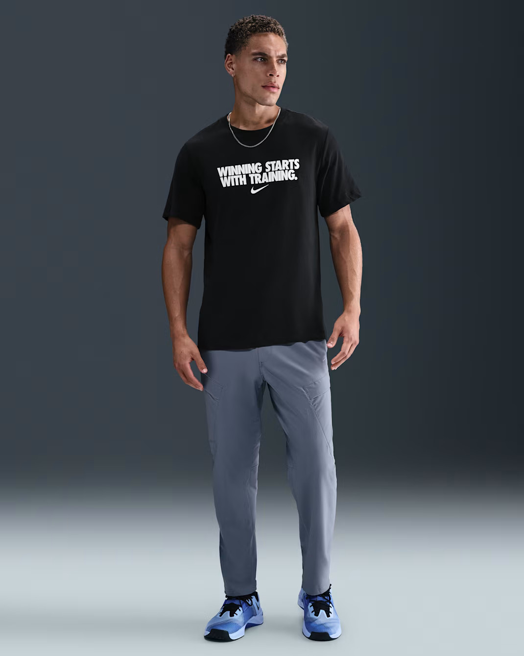 Футболка чоловіча Nike Winning Black HV4187-010