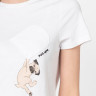 Футболка ONLPOLLY LIFE REG S/S DOG BOX TOP JRS 15215652 Bright White ONLY S Білий 15215652BRIGHTWHITE