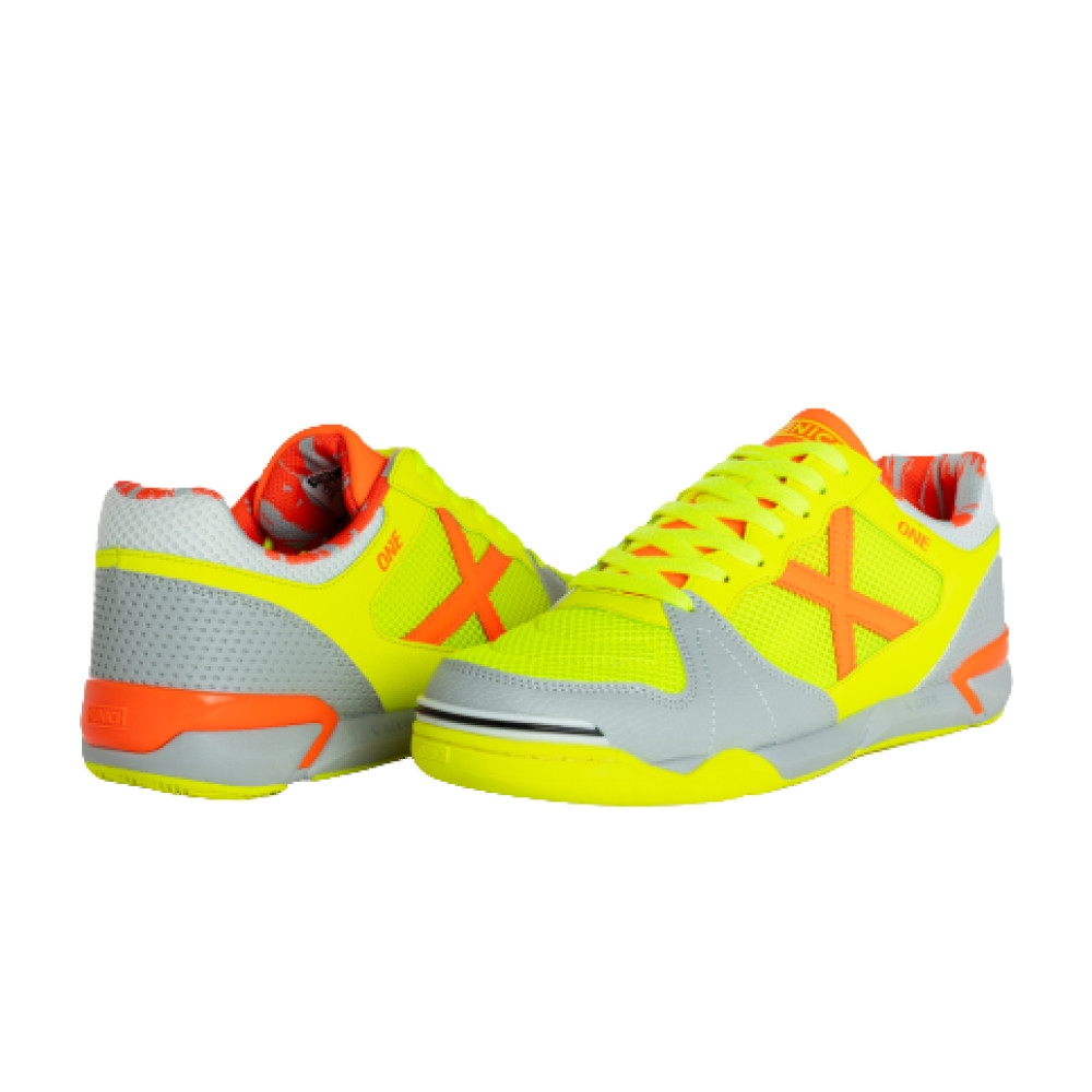 Футзалки Munich One Indoor жовто-сірий 3071059 3071059