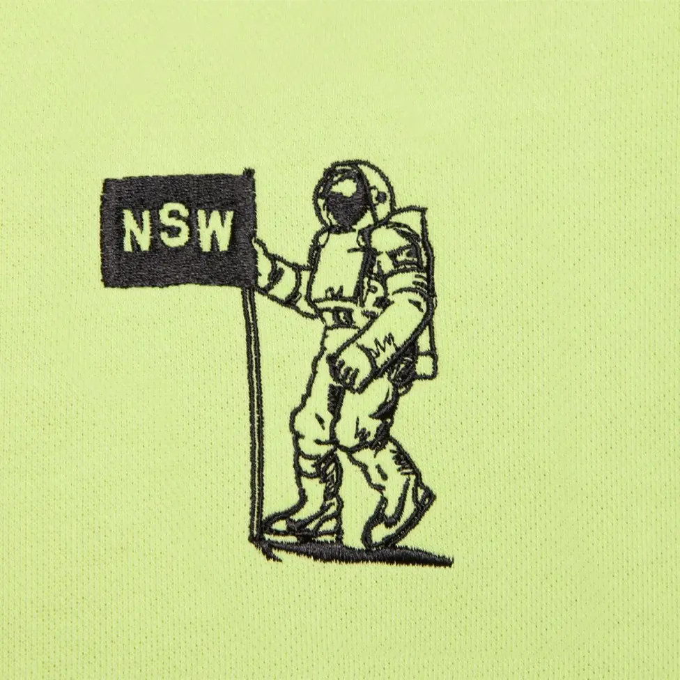 Худі чоловіче Nike Club Ft Moon Gfx Green HQ8594-736