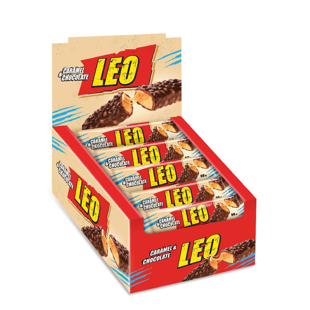 Батончик LEO BAR - 20x50g Caramel Chocolate 100-71-9360161-20