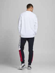 Штани спортивні JJIWILL LOGO JJBLOCKING SWEAT P. VG NOOS 12197199 Navy Blazer Jack&Jones L Темно-син 12197199NAVYBLAZER