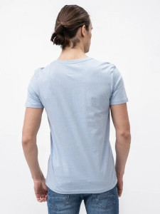 Футболка printed t-shirt 1030693XX1215159 Tom Tailor M Блакитний 1030693XX1215159