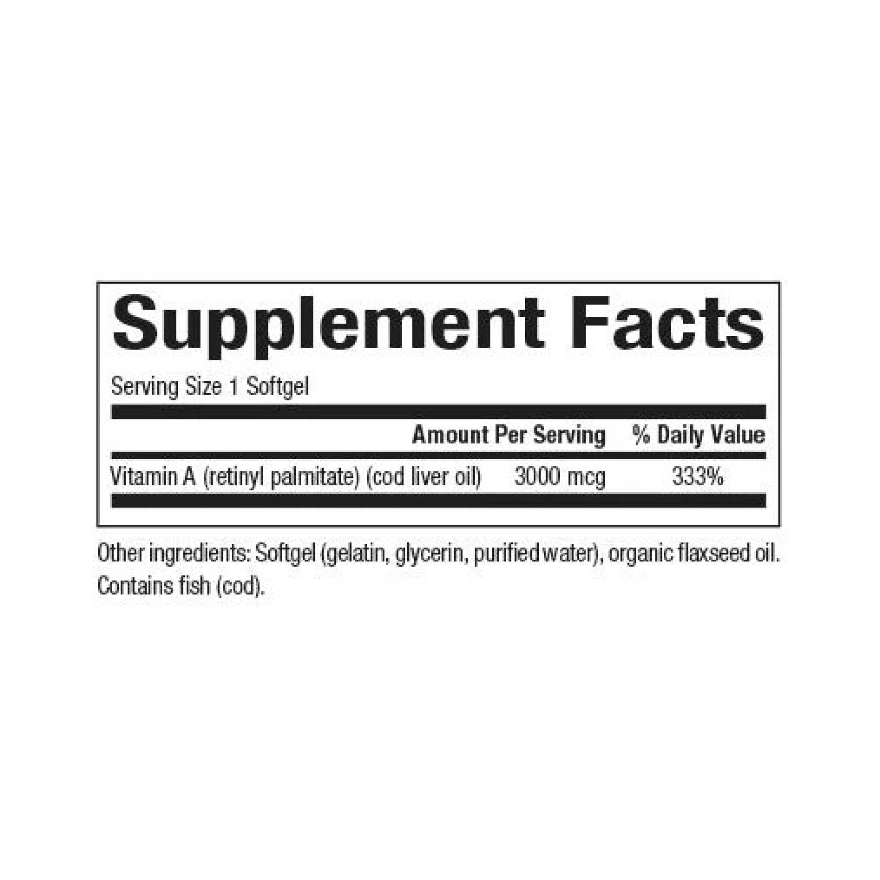 Софт гелеві капсули Natural Factors Vitamin A 3000mcg 10000IU - 180 softgels 2023-10-3805