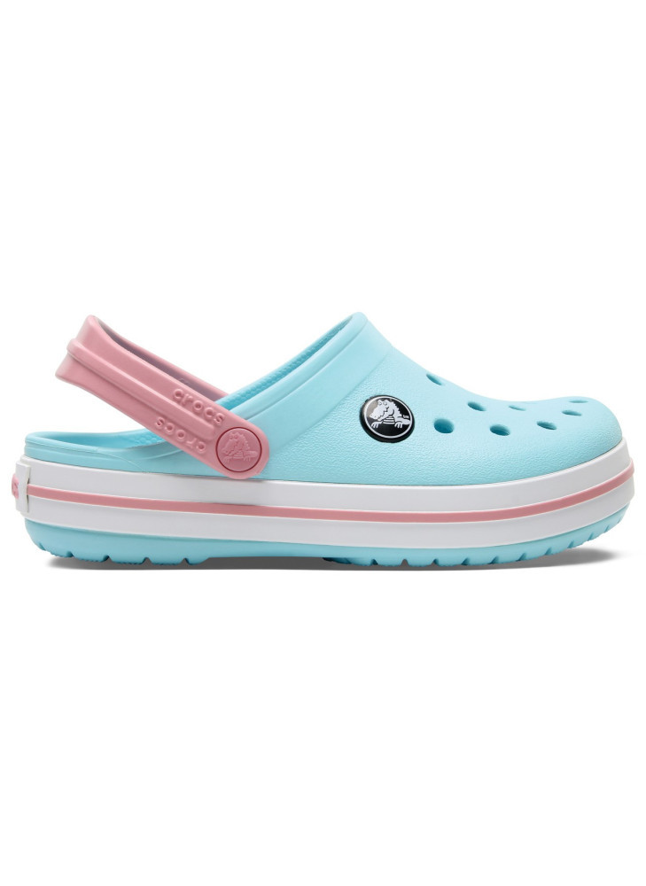 Сабо підліткові UNI Crocband Clog K BBt 207006-4S3-Ice Blue/White CROCS J1 (32-33) Блакитний 207006-4S3-ICE BLUE/WHITE
