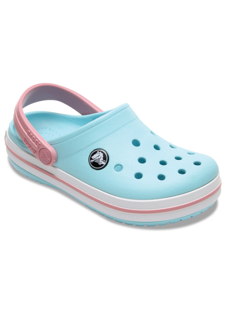 Сабо підліткові UNI Crocband Clog K BBt 207006-4S3-Ice Blue/White CROCS J1 (32-33) Блакитний 207006-4S3-ICE BLUE/WHITE