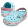 Сабо підліткові UNI Crocband Clog K BBt 207006-4S3-Ice Blue/White CROCS J1 (32-33) Блакитний 207006-4S3-ICE BLUE/WHITE