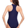 Купальник закритий для жінок Aqua Speed NINA 6402 темно-синій, бірюзовий, білий Жін 36 344-42