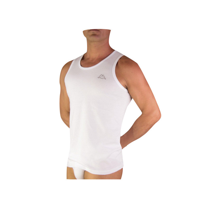 Майка Kappa Canotta Spalla Larga білий Чол L K1325 BIANCO