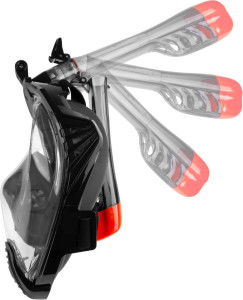 Маска Повнолицьова Aqua Speed DRIFT 9933 чорний Уні S/M 249-23