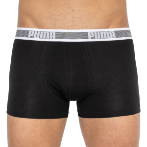 Труси-боксери Puma WORLDHOOD STRIPE TRUNK 2P сірий, білий, чорний Чол M 501004001-200