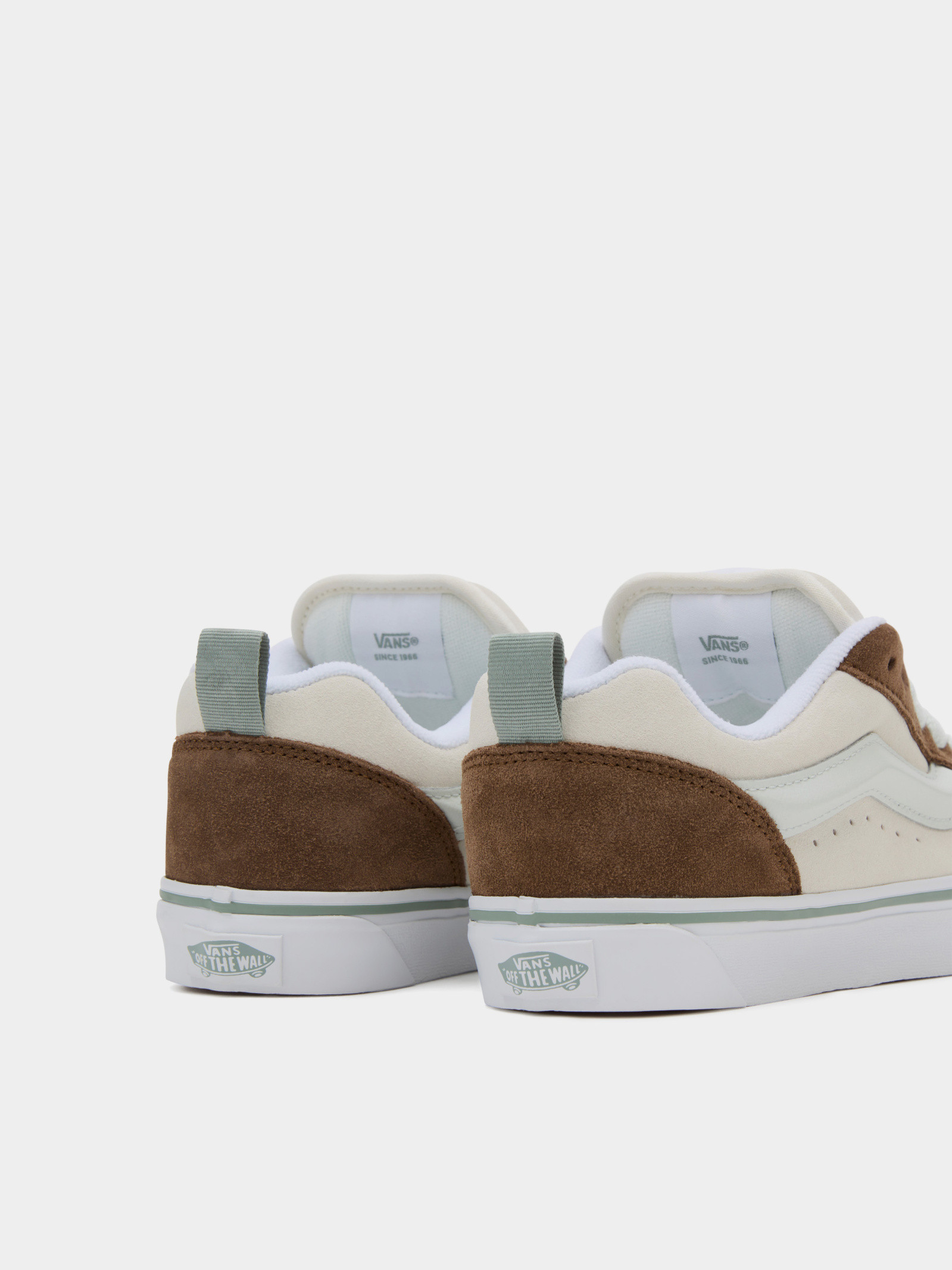 Кросівки Vans Knu Skool Brown/White/Green VN0009QCBLU1