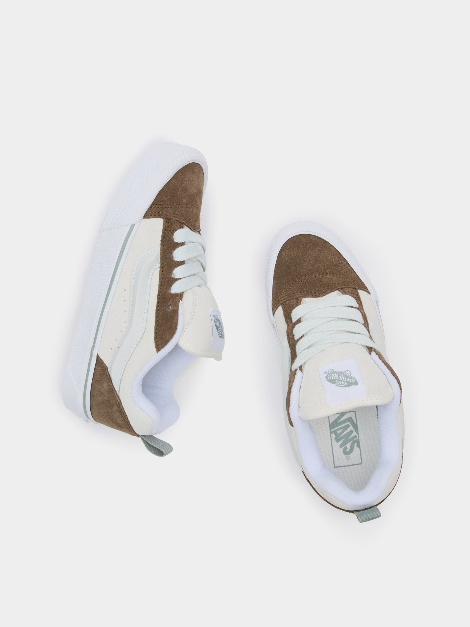 Кросівки Vans Knu Skool Brown/White/Green VN0009QCBLU1