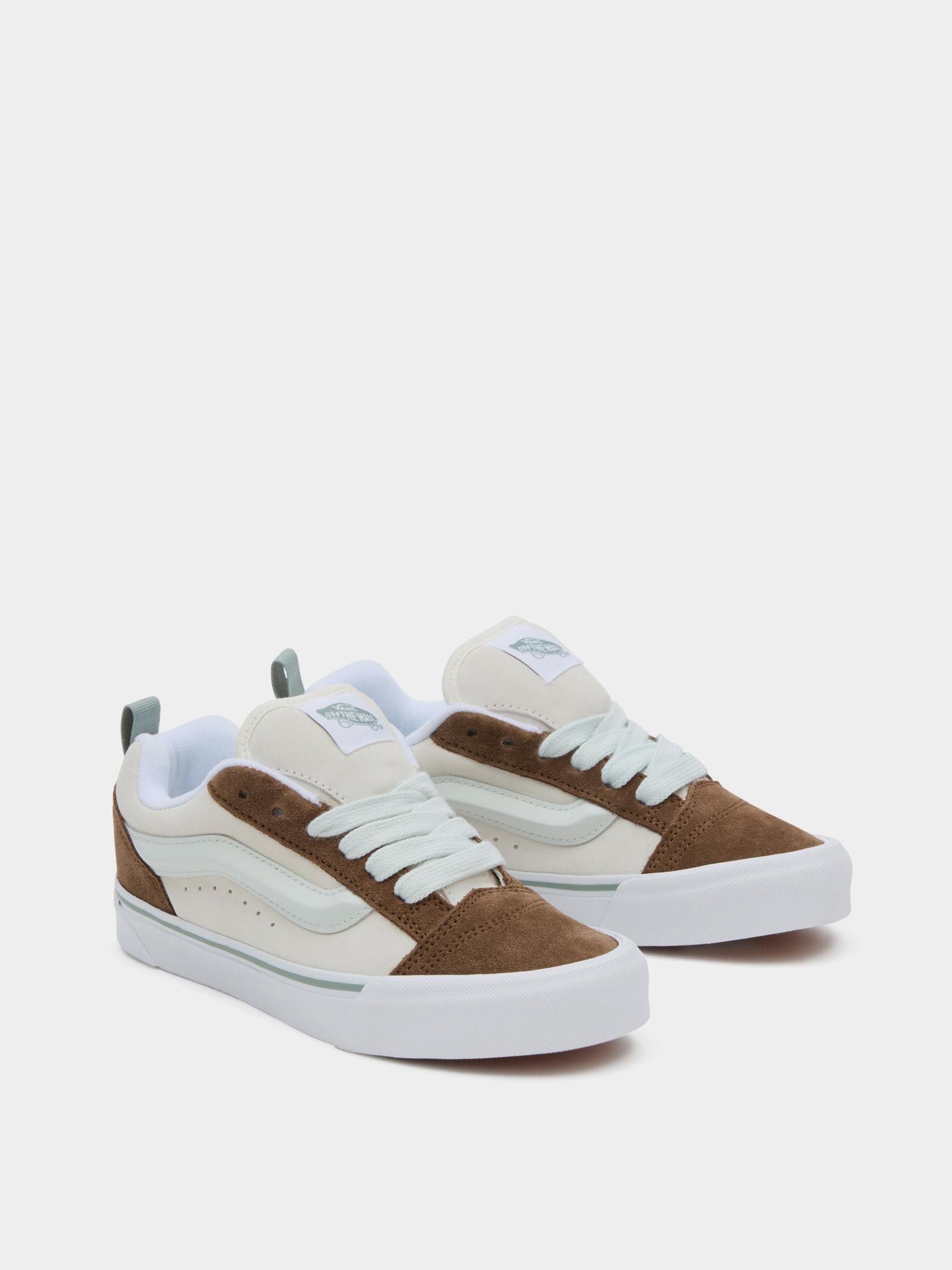 Кросівки Vans Knu Skool Brown/White/Green VN0009QCBLU1
