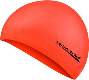 Шапочка для плавання Aqua Speed SOFT LATEX 5733 неоновий, помаранчевий Уні OSFM 122-75