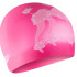 Шапочка для плавання Speedo SLOGAN PRT CAP JU/JF/JM рожевий, білий Діт OSFM 8-0838616719