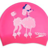 Шапочка для плавання Speedo SLOGAN PRT CAP JU/JF/JM рожевий, білий Діт OSFM 8-0838616719