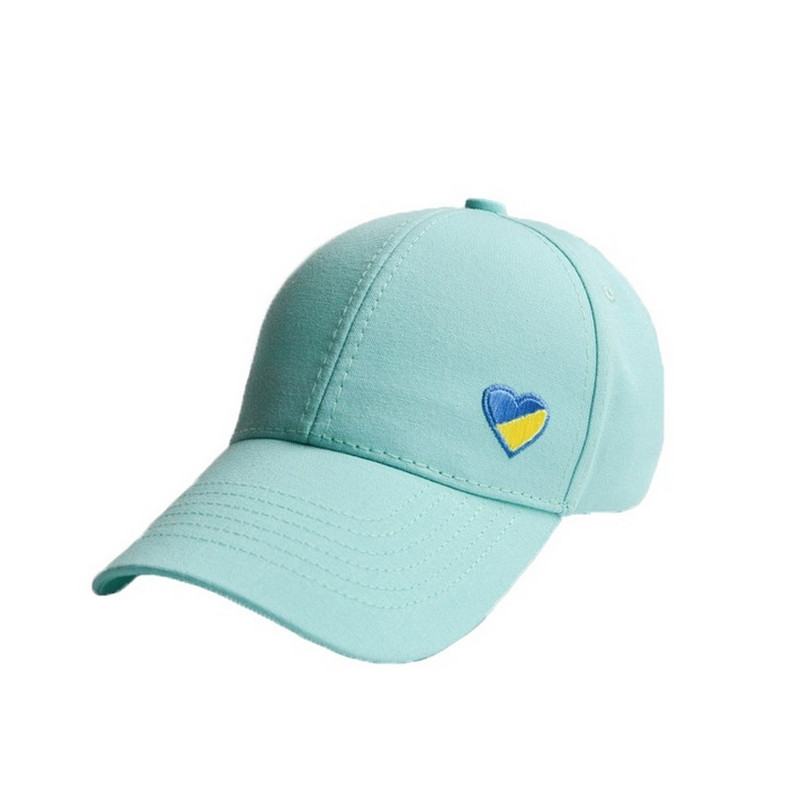Бейсболка Kent&aver Серце Україна вишивка ментол 03081-8 03081-8