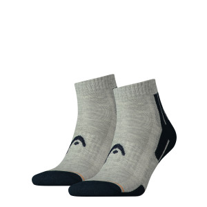 Шкарпетки Head PERFORMANCE QUARTER 2PPK  UNISEX сірий, синій Уні 35-38 741018001-650