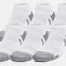 Шкарпетки UA Unisex Perf Tech 6pk Low білий Уні 1386244-100
