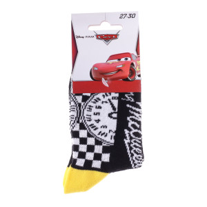 Шкарпетки CARS DAMIER CHRONO NOIR жовтий Діт 27-30, арт.83841744-2 83841744-2