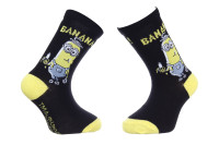 Шкарпетки MINION ET BANANA чорний Діт 27-30, арт.37014-3 37014-3
