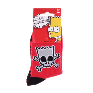 Шкарпетки SIMPSON BART TETE DE MORT червоний Діт 27-30, арт.83897612-4 83897612-4