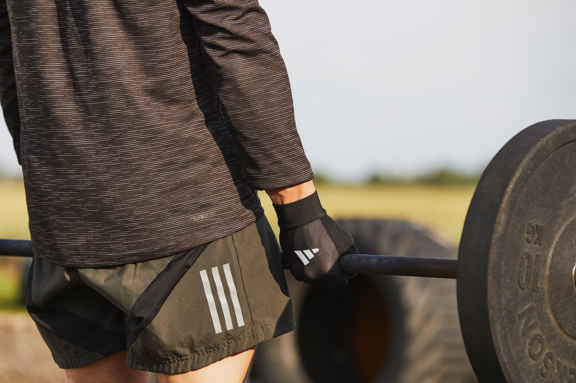 Рукавиці для тренінгу Adidas Full Finger Essential Gloves чорний Уні L ADGB-12825-NL