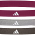 Пов'язка на голову Adidas Hairbands 3pk чорний, сірий, бордовий Уні One Size ADAC-16201-NL Пов'язка на голову Adidas Hairbands 3pk чорний, сірий, бордовий Уні One Size ADAC-16201-NL