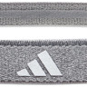 Пов'язка на голову Adidas Hairbands 3pk чорний, сірий, бордовий Уні One Size ADAC-16201-NL