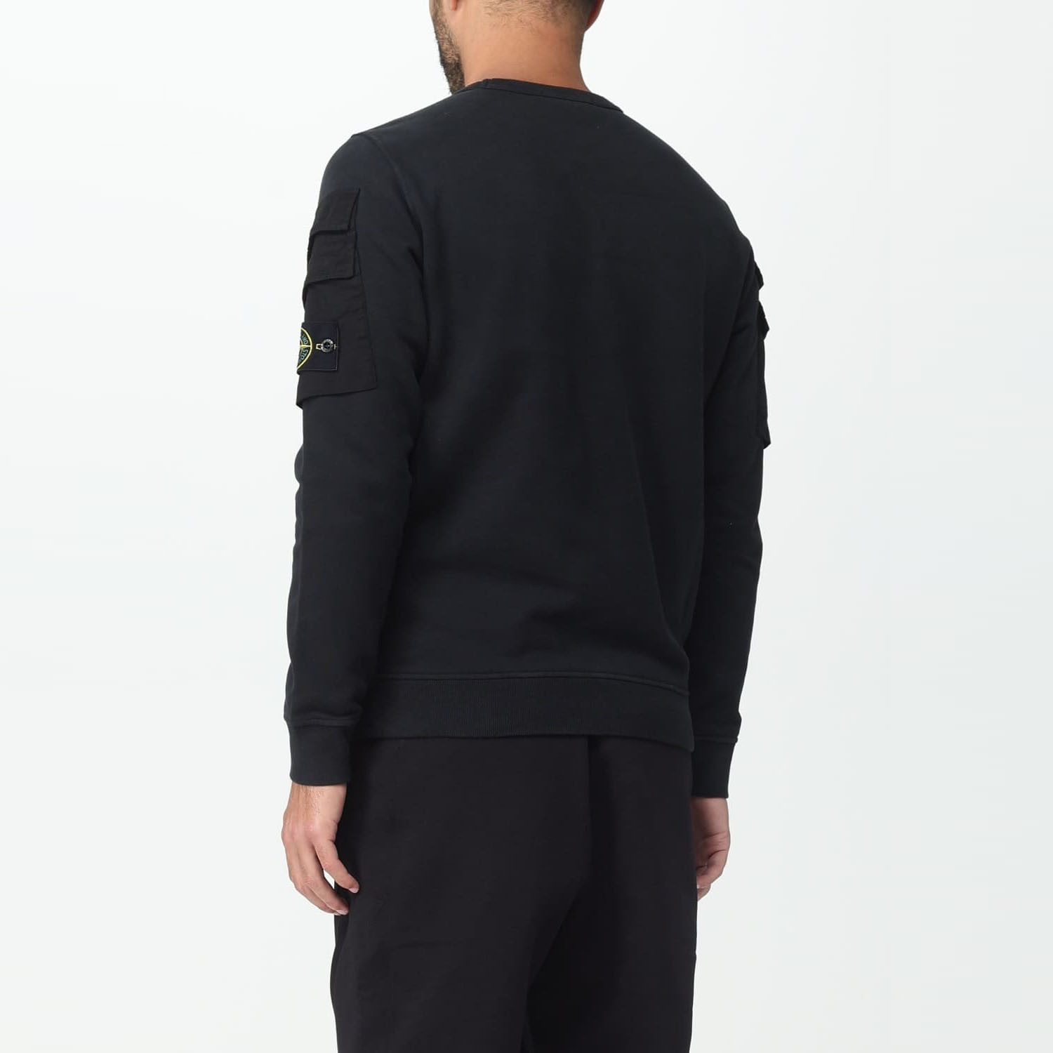 Кофта Stone Island sweater black 791560577 V0029