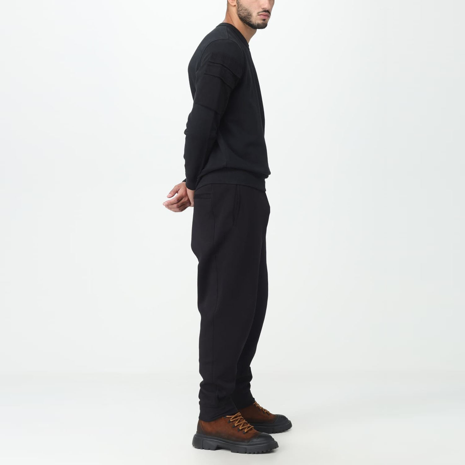 Кофта Stone Island sweater black 791560577 V0029