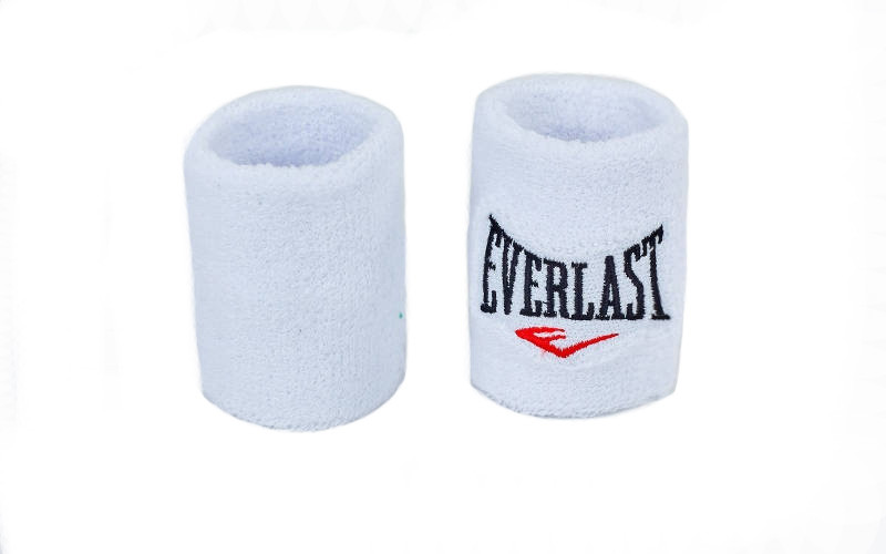 Напульсник спортивний махровий білий (1шт) BC-5755-W, Цвет Белый, Размер (Европа) - 1SIZE BC-5755-W